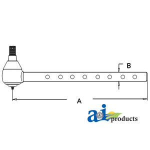 UJD00857    Long Tie Rod---Replaces AR85947